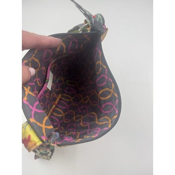 Vera Bradley Floral Print Over The Shoulder Purse, Hipster crossbody purse - Picture 3 of 3